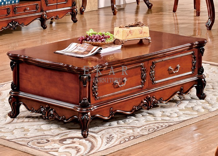 classic wooden coffee table european style coffee table