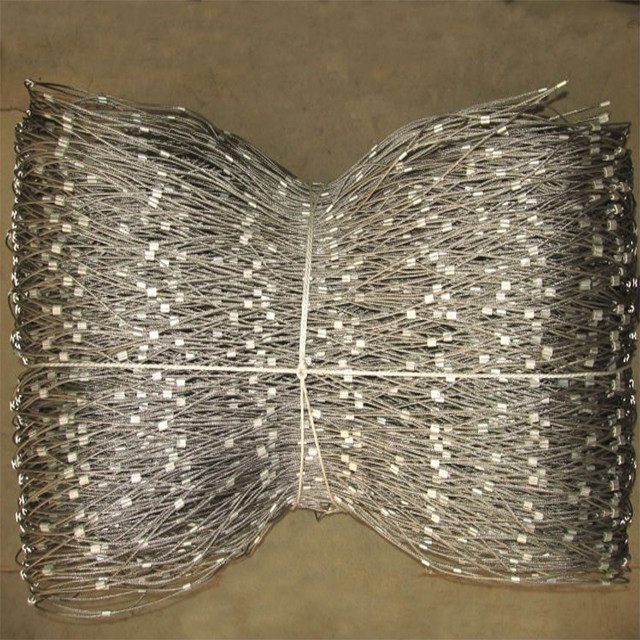 Anping high quantity SS Rope Mesh For Protection Or Decoration