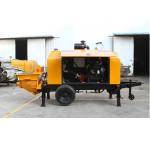 Trailer Tow Behind Concrete Pump Small Mortar Pump Mixer Construction Machine