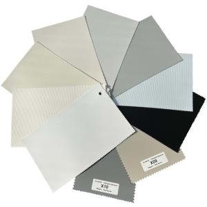 China Roller Curtain Sunscreen Fiberglass Blackout Fabric Dustproof With 3Ply PVC factory