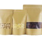 Food Package Bakery Kraft Paper Bag with Window Customized Design and Eco