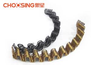 China OEM Zinc Plating Zig Zag Sofa Springs 2.8mm - 4.0mm Curved Shape Free Samples factory