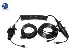 China Male To Female 7 Pin Hidden Car Camera Extension Cable on sale