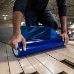 Temporary LDPE Duct Cover Film for HVAC Duct Protection