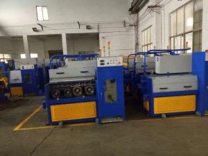 China 15KW Customized Wire Drawing Machine , Small Copper Wire Making Machine factory