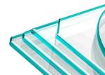 Curtain Wall Clear Tempered Glass / Frosted Security Glass With Good Heat