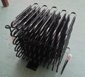 China Refrigerator Bundy Tube Condenser For Freezer , Fridge Condenser 0.6mm Thick factory
