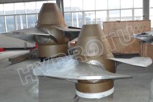 China Low Water Head Kaplan Hydro Turbine Generator With Stainless Steel Runner Blades factory