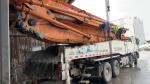 Hydraulic Machining Process Red 56 Meter Concrete Pump Truck Direct Delivery