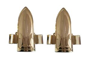 China Polished Gold Coffin Parts Injection Molding 62cm X 54cm X 38cm For Casket Decoration factory