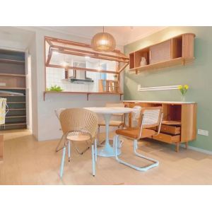 Flow Fireplace Proximity Folding Window Providing Controlled Ventilation During