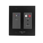 4CH Bluetooth Dante Wall Plate , 3.5 Mm Stereo Audio Wall Plate with Name