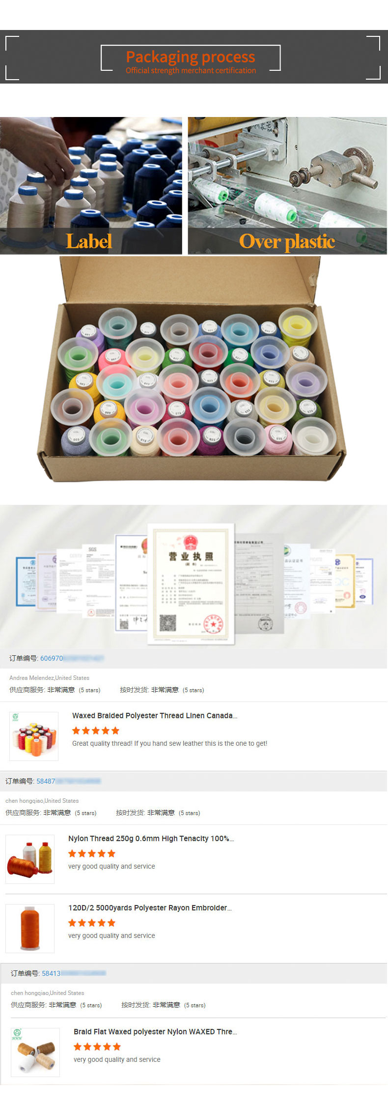 Kangfa Small Cone 1000M 40 Colors 100% Polyester Embroidery Thread Professional Grade