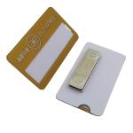 Business Reusable Name Badges Plastic Acrylic Material Staff Badge Holders