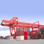 40 Foot Handling Container Gantry Crane Capacity RMG Type 34m