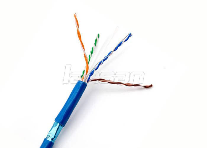 Ethernet FTP Cat6 Lan Cable Quick Installation 4 Pair Network Cable For Multi Media