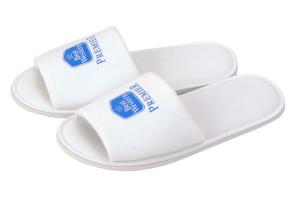 China terry toweling hotel slippers factory