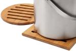 High Durability Bamboo Office Supplies Bamboo Coaster Coaster Holder Easy