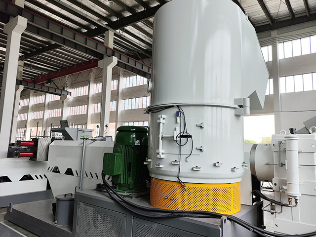 High Capacity Waste Pp Film Pe Plastic Strand Cooling Pelleting Line
