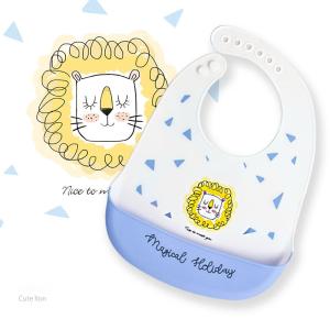 China Unisex Waterproof Infant Silicone Small Bibs For Newborns 2 Year 80cm factory