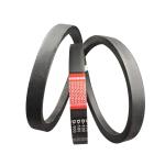 Type 3V 5V 8V Industrial Wrapped Rubber V Belt for Machine Polyester Cotton