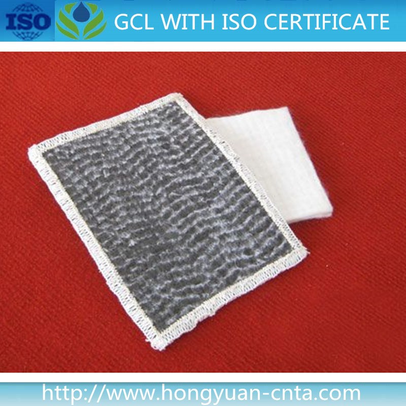 3500g-6500g Waterproof Membrane Bentoite Geotextile Liner GCL with 0.2mm HDPE Geomembrane
