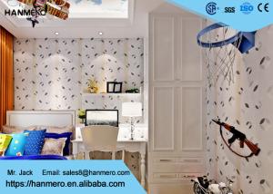 China Black And White PVC Modern Removable Wallpaper Contemporary Wall Coverings factory