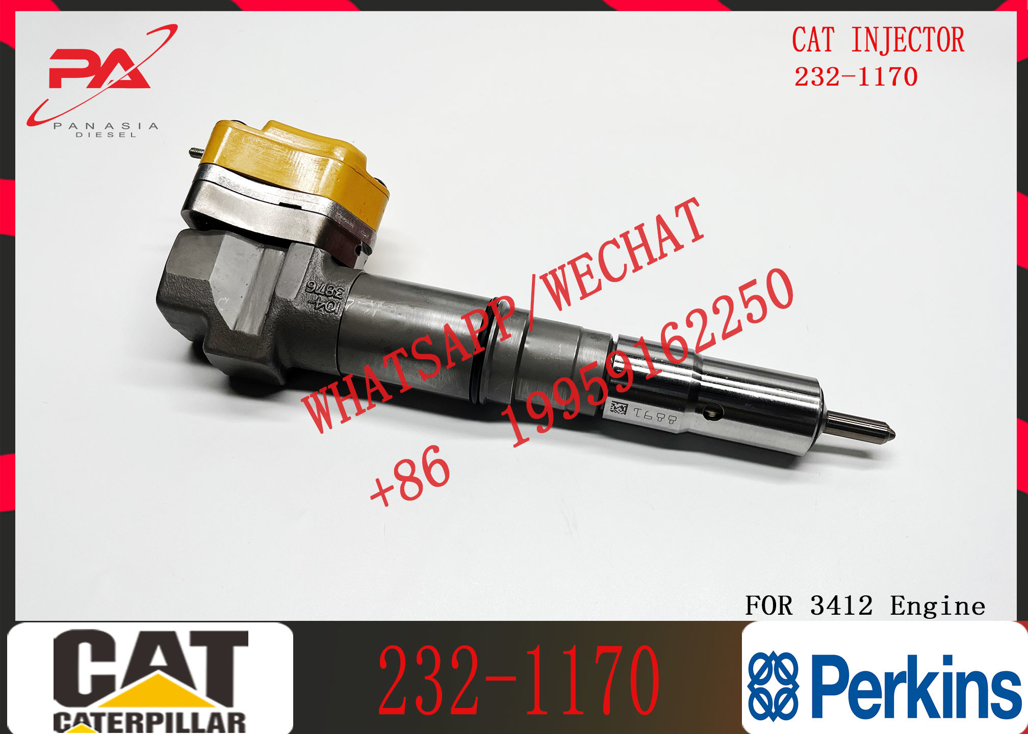 Common Rail Injector 232-1170 174-7526 179-6020 20R-4148 232-1171 232-1183 4CR01974 Fuel Injector