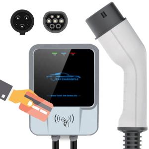 China Single Phase 7KW EV Charger Wallbox 32A AC EVSE for Mercedes factory