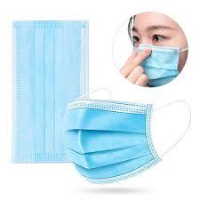 China Sanitary Disposable Breathing Mask Civilian Three Layers Structure For Hospital Clinics factory