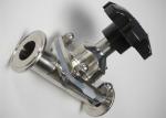 Two Way Hygienic Diaphragm Valve ISO 9001 Approved For Pharmaceutical Industries