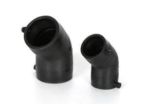 China PE HDPE Electrofusion 45 Degree Elbow Adaptor For Pipe Line factory