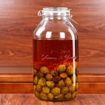 1000ml Household Pickle Glass Storage Jars With Clasp Lid