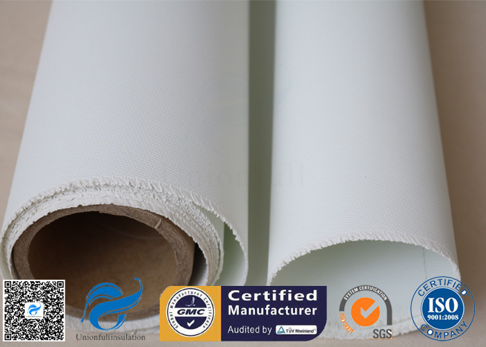 100cm Width Silicone Coated Fiberglass Fabric Polyurethane PU Coated Fiberglass Cloth