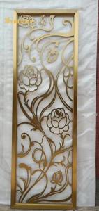 China Gold Mirror Stainless Steel Room Divider 0.3-3.0mm Thickness factory