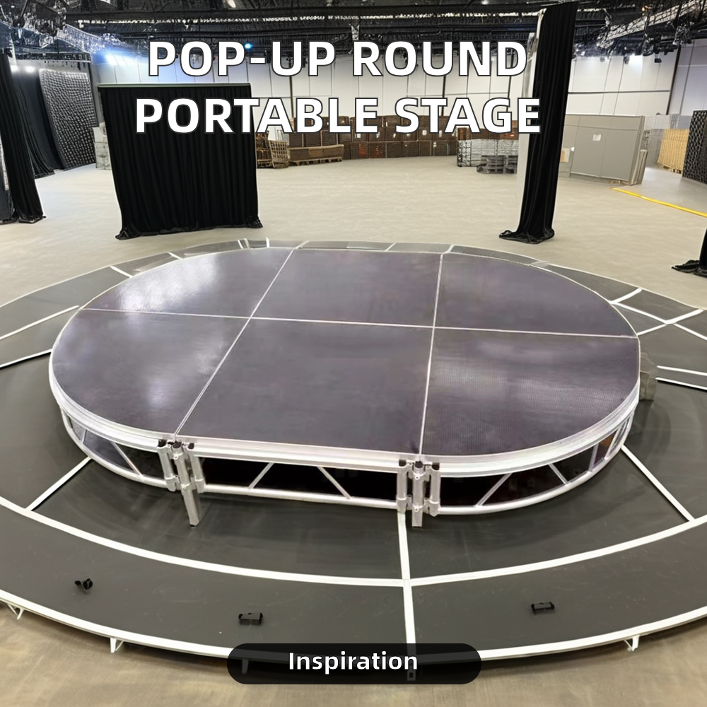 Lightweight Portable Aluminum Stage Platform Quick Assembly For Concerts