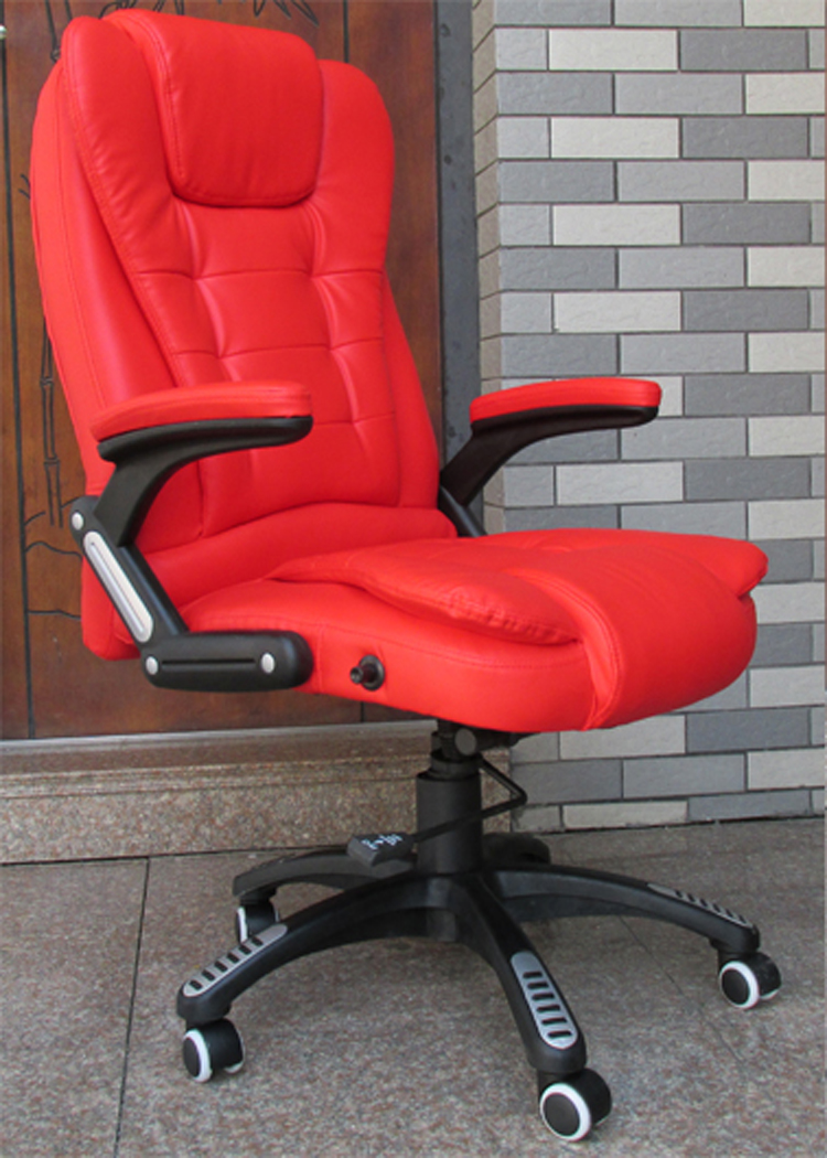 Commercial Furniture Classic Boss Office Chair with Massage Footrest in PU Leather
