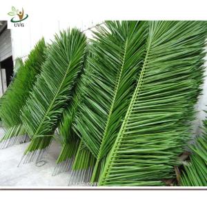 China UVG PTR010 Artificial Coconut Tree Leaves outdoor landscaping green plam factory