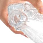 Fancy Super Flint Glass Boat Shaped Bottle 500ml 750ml with Hot Stamping Surface
