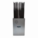 27 Antennas 2G 3G 4G LTE 5G WIFI Portable Cell Phone Jammer w/ GPS VHF UHF FM