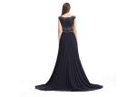 Beaded Embroidered Formal Evening Dresses , Flower Embroidery Evening Dresses