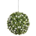 42cm PE Artificial Plant Balls , PP Artificial Plant Topiary Ball Faux Boxwood