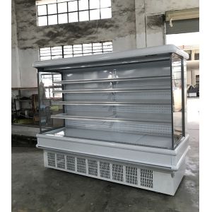 60Hz Multideck Open Fridge For Tomato And Coconut High Efficiency
