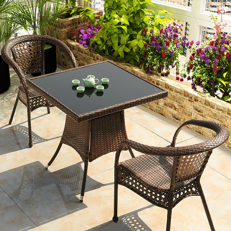 Outdoor Cafe Patio Garden Balcony Hotel Beach Stackable ArmChair for Leisure Outdoor