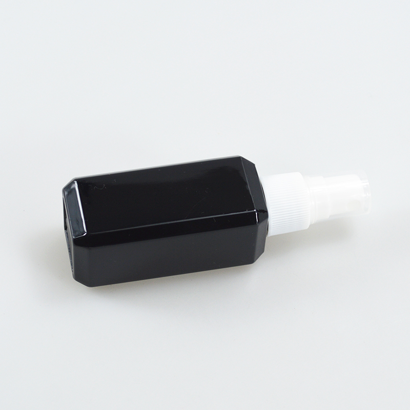 Collar Material petg PET Plastic Bottle 1.7OZ Empty Transparent Alcohol Spray Bottles