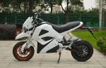 Electric Motorcycle Scooter With Lithium Battery , 3000w Electric Scooter For
