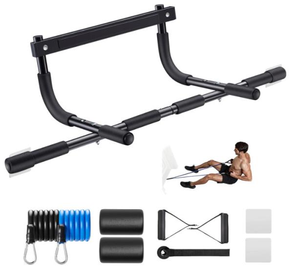 Doorway Pull Rod Upper Body Fitness Exercise Rod Doorway Grip Strength Trainer