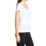 Wholesale Summer Blank Loose Fit Sexy V Neck Cotton Women Ladies Short Sleeve T