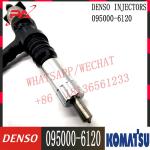 095000-6120 Komatsu Fuel Injectors For PC600 Excavator 6261-11-3100 Diesel