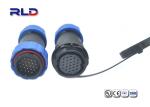IP68 18AWG 4 Pin Waterproof Plug Electrical Threaded Cable Connector